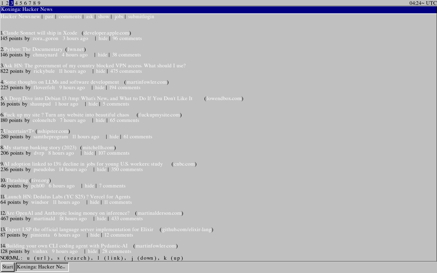 koxinga browser example