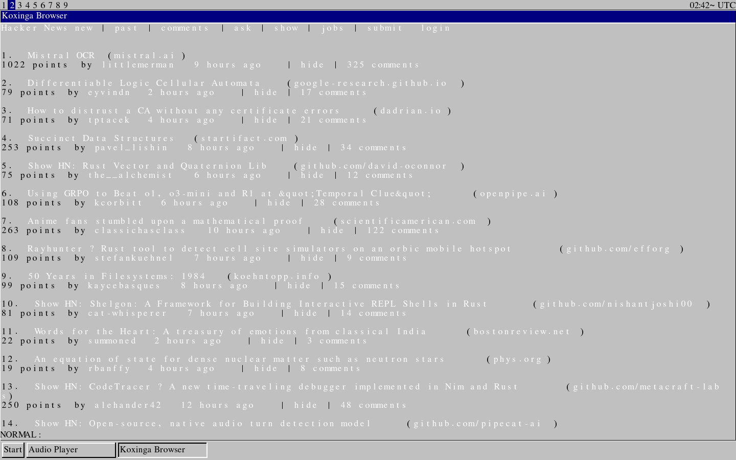 koxinga browser example